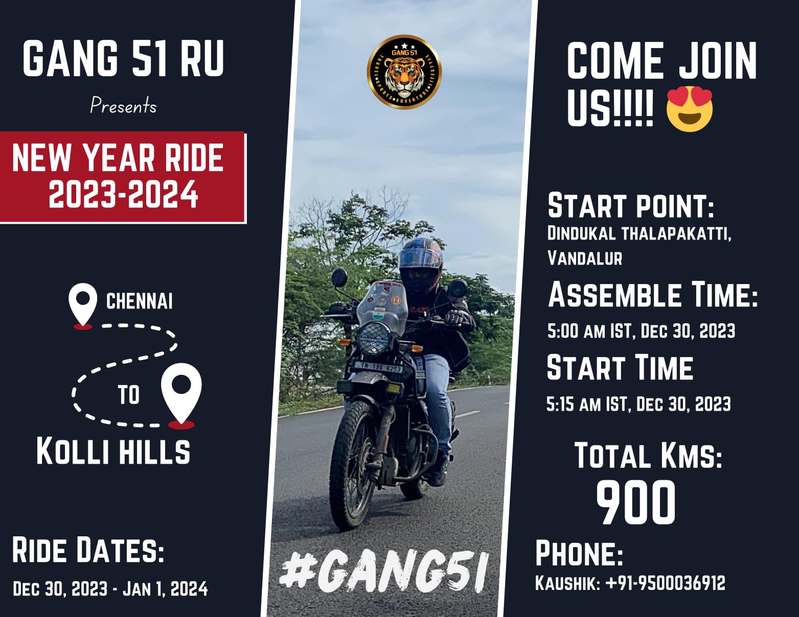 Road Trip 7 – New Year Ride 2024